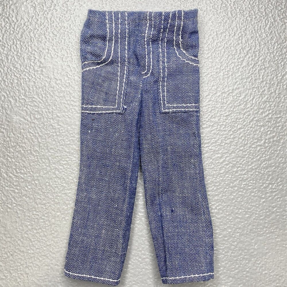 Ken Best Buy Denims For Fun 3376 Mod Era Vintage 1972 Shirt Denim Pants Barbie - Picture 7 of 8